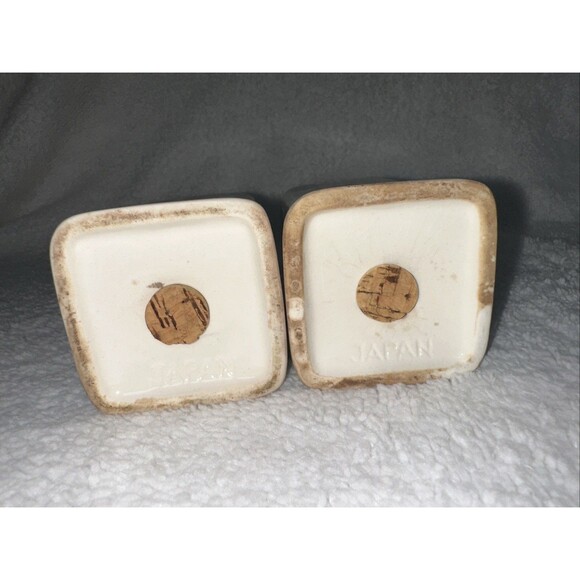 Ivy Ceramic Salt And Pepper Shaker Set Made In Japan - Picture 6 of 8